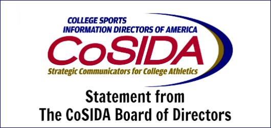 Statement from the CoSIDA Board of Directors